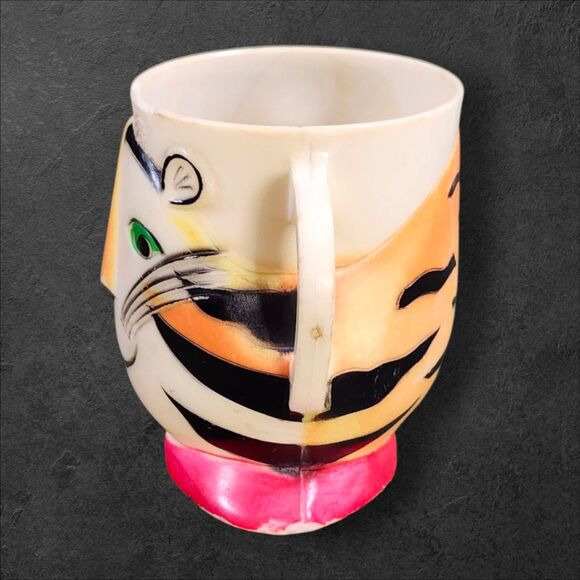 Vintage 1964 Kellogg’s Tony the Tiger Mug Frosted Flakes Ad Cup Retro Bright - Picture 3 of 10
